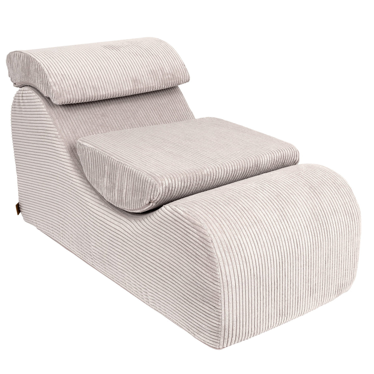 MeowBaby Sitzsack Ästhetik Cord Wave Lounger - Classic Cord Edition