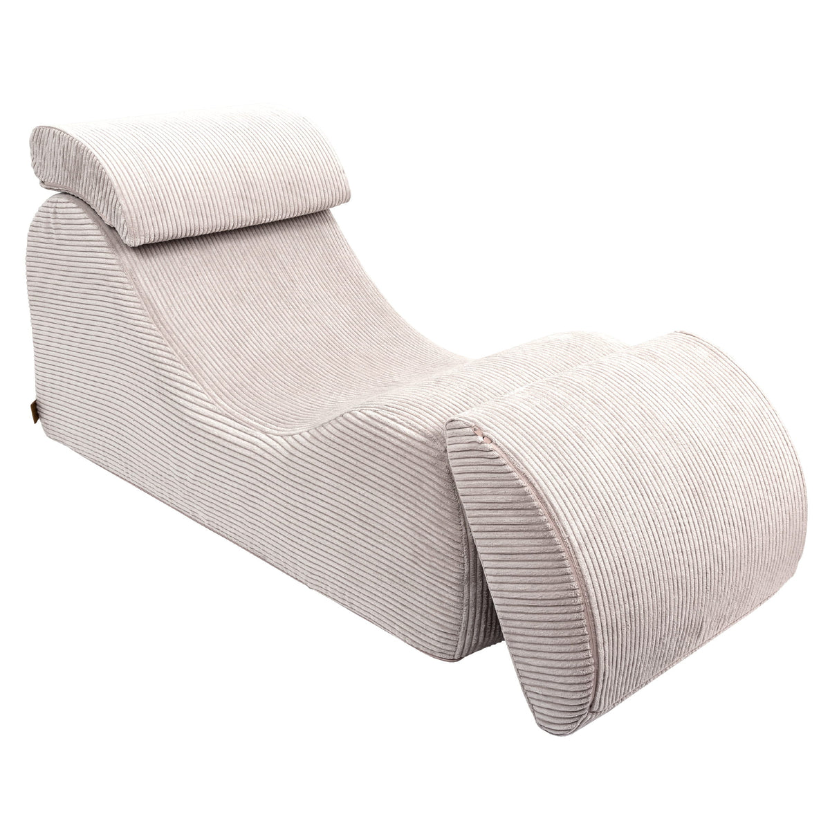 MeowBaby Sitzsack Ästhetik Cord Wave Lounger - Classic Cord Edition