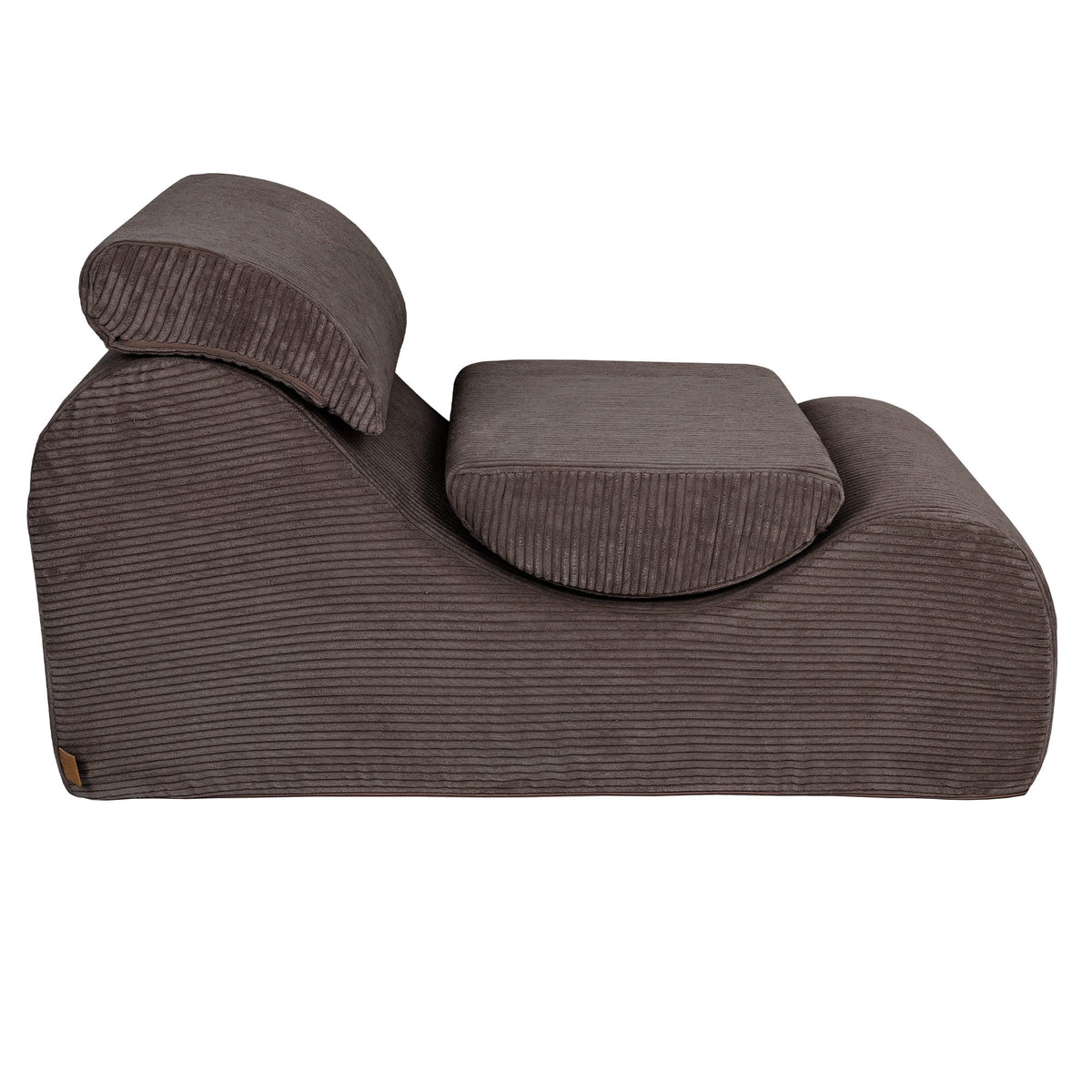 MeowBaby Sitzsack Ästhetik Cord Wave Lounger - Classic Cord Edition