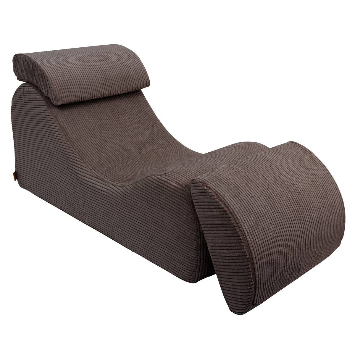 MeowBaby Sitzsack Ästhetik Cord Wave Lounger - Classic Cord Edition