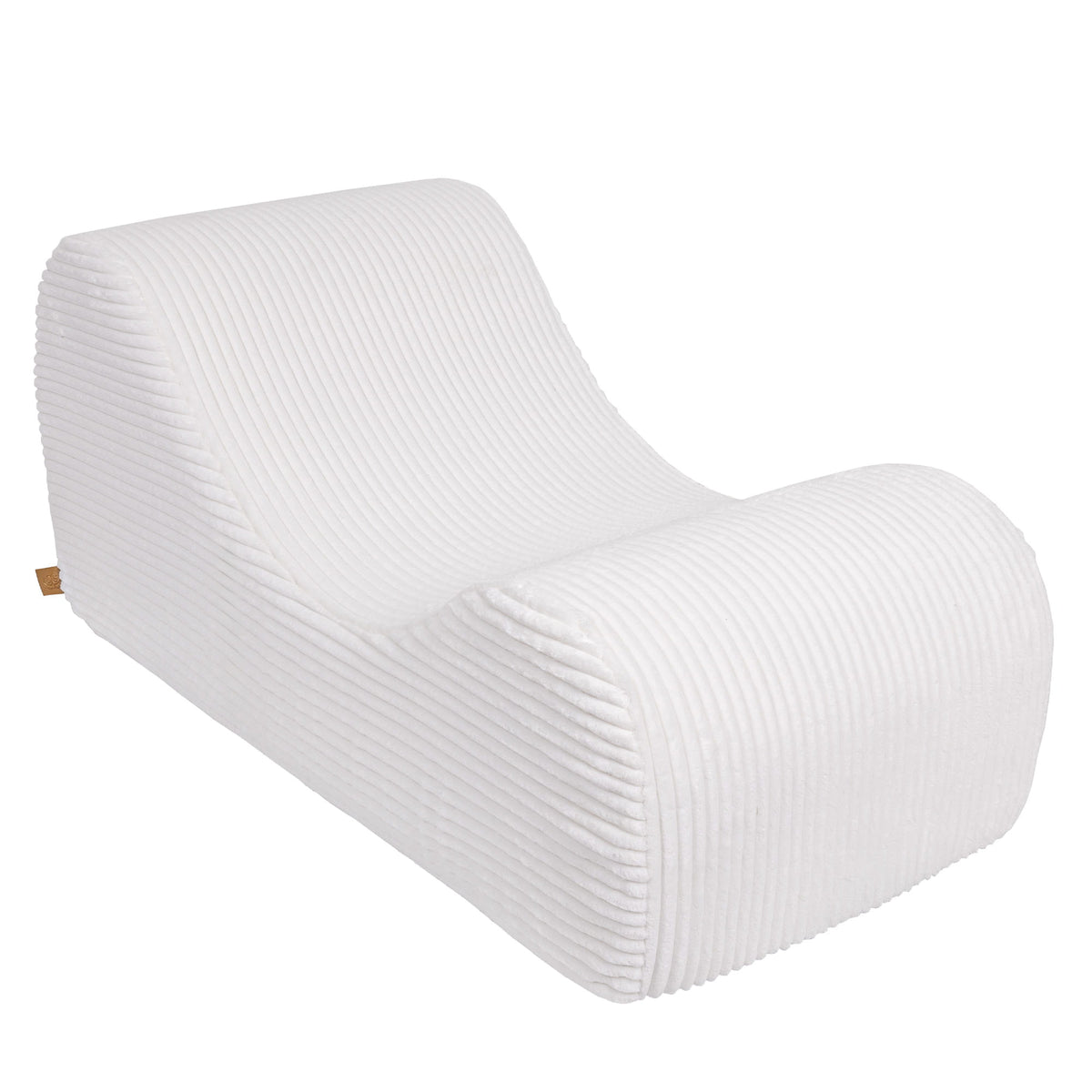 MeowBaby Sitzsack Wave Lounger Churro - creme/weiss