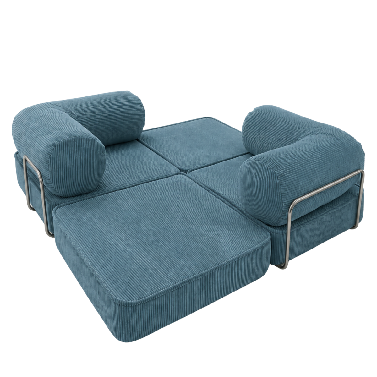 Design4Kids Family Sofa Duo 2-Sitzer Jewel Cord 200