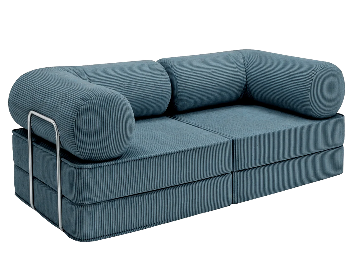 Design4Kids Family Sofa Duo 2-Sitzer Jewel Cord 200