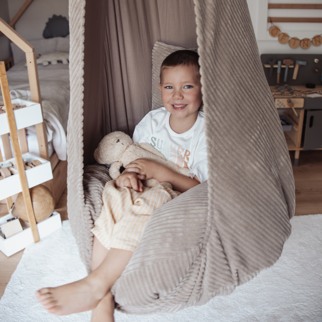 Design4Kids XXL Hängesessel Cocoon Jewel Cord