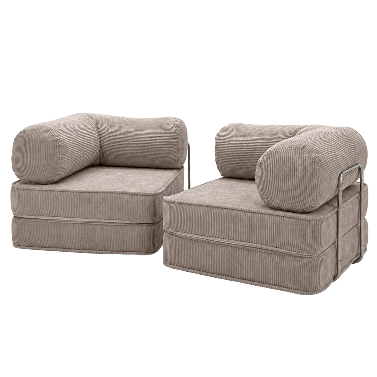 Design4Kids Family Sofa Duo 2-Sitzer Jewel Cord 200
