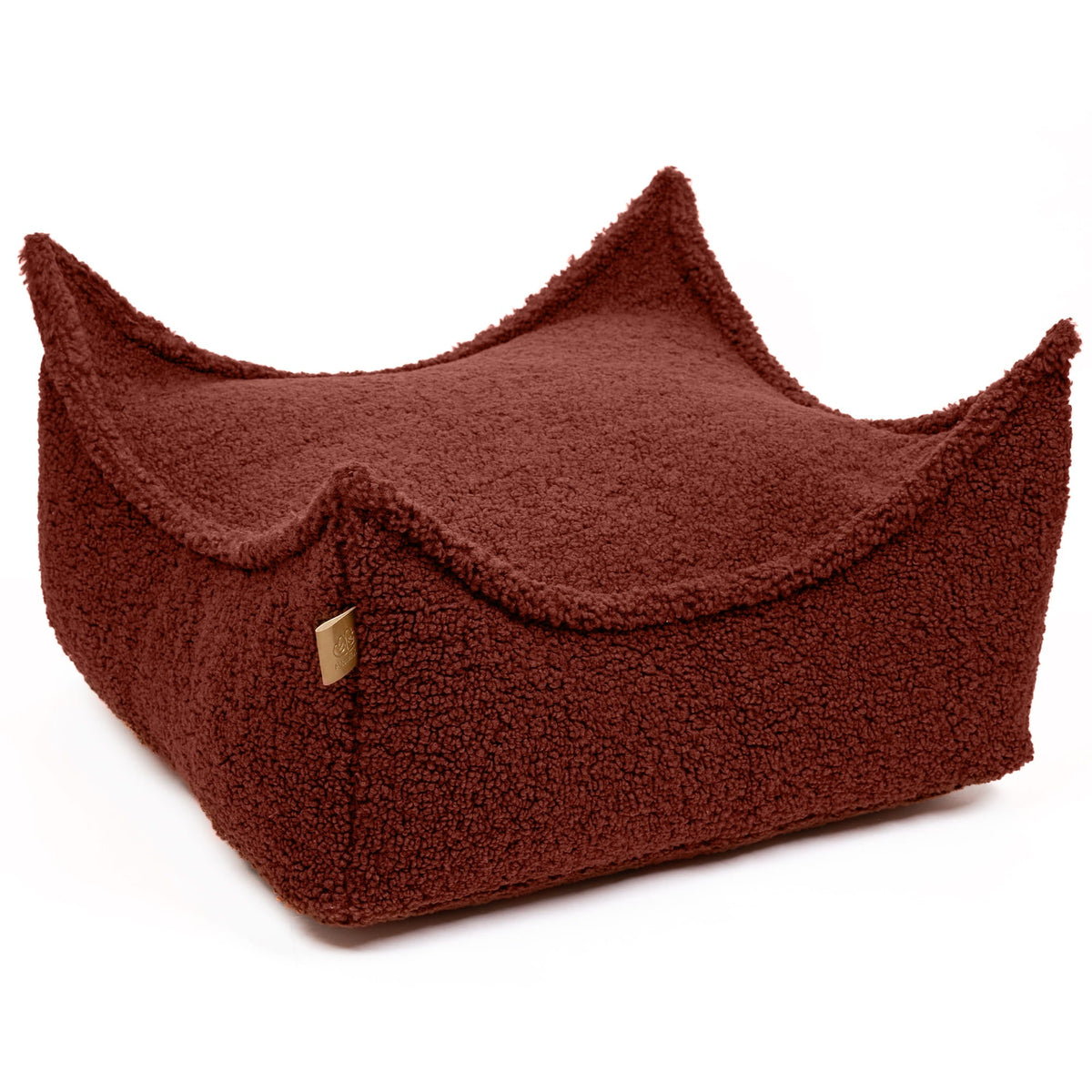 MeowBaby Sitzpouf für Kinder, quadratisch, Bearly