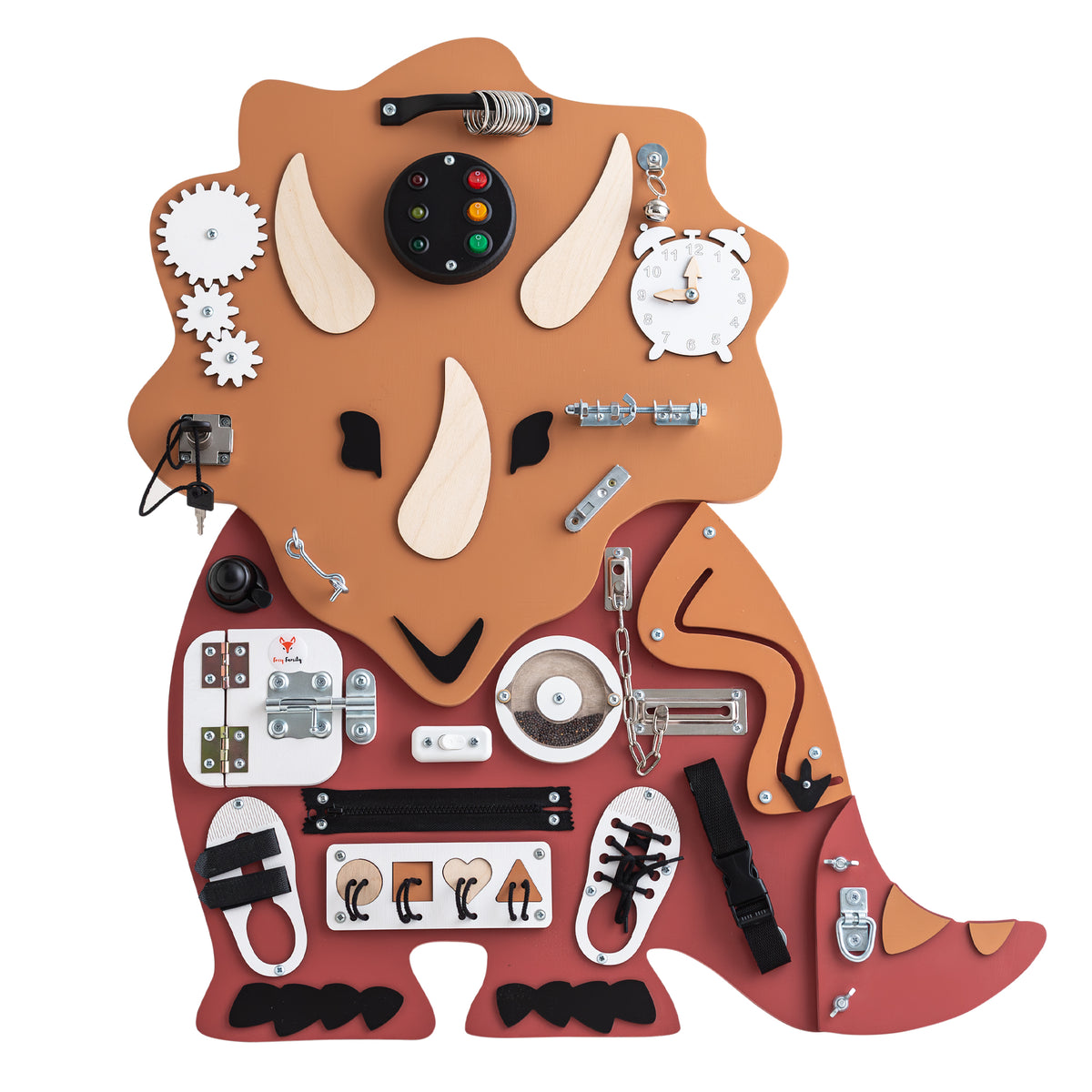 Foxy Family BusyBoard - Montessori BusyBoard