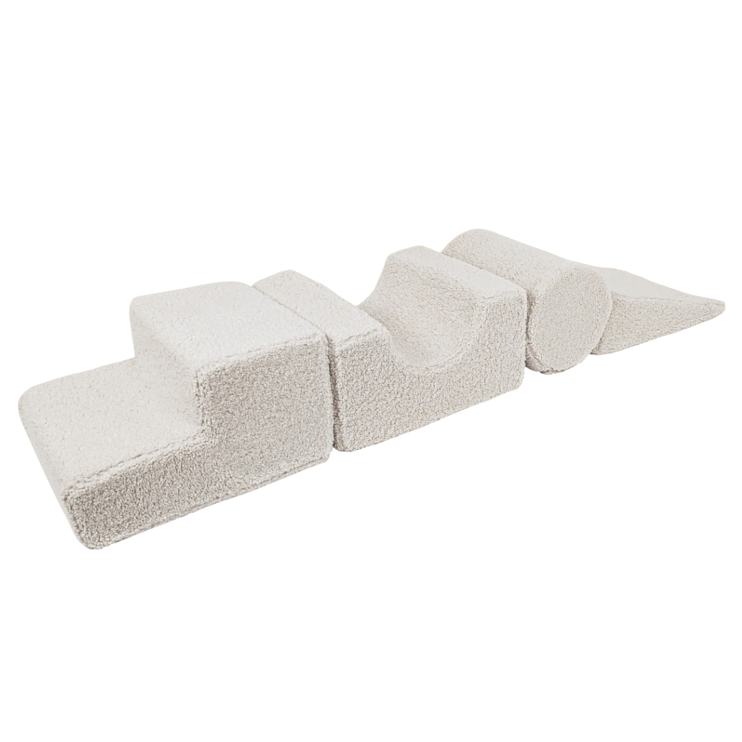 MeowBaby Shape Set Bearly 4-Elements - beige/cream