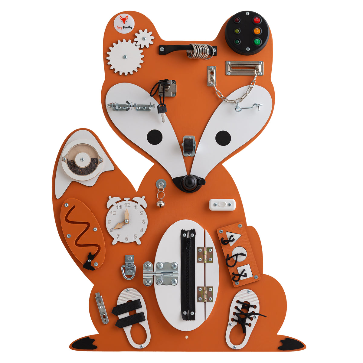 Foxy Family BusyBoard - Montessori BusyBoard