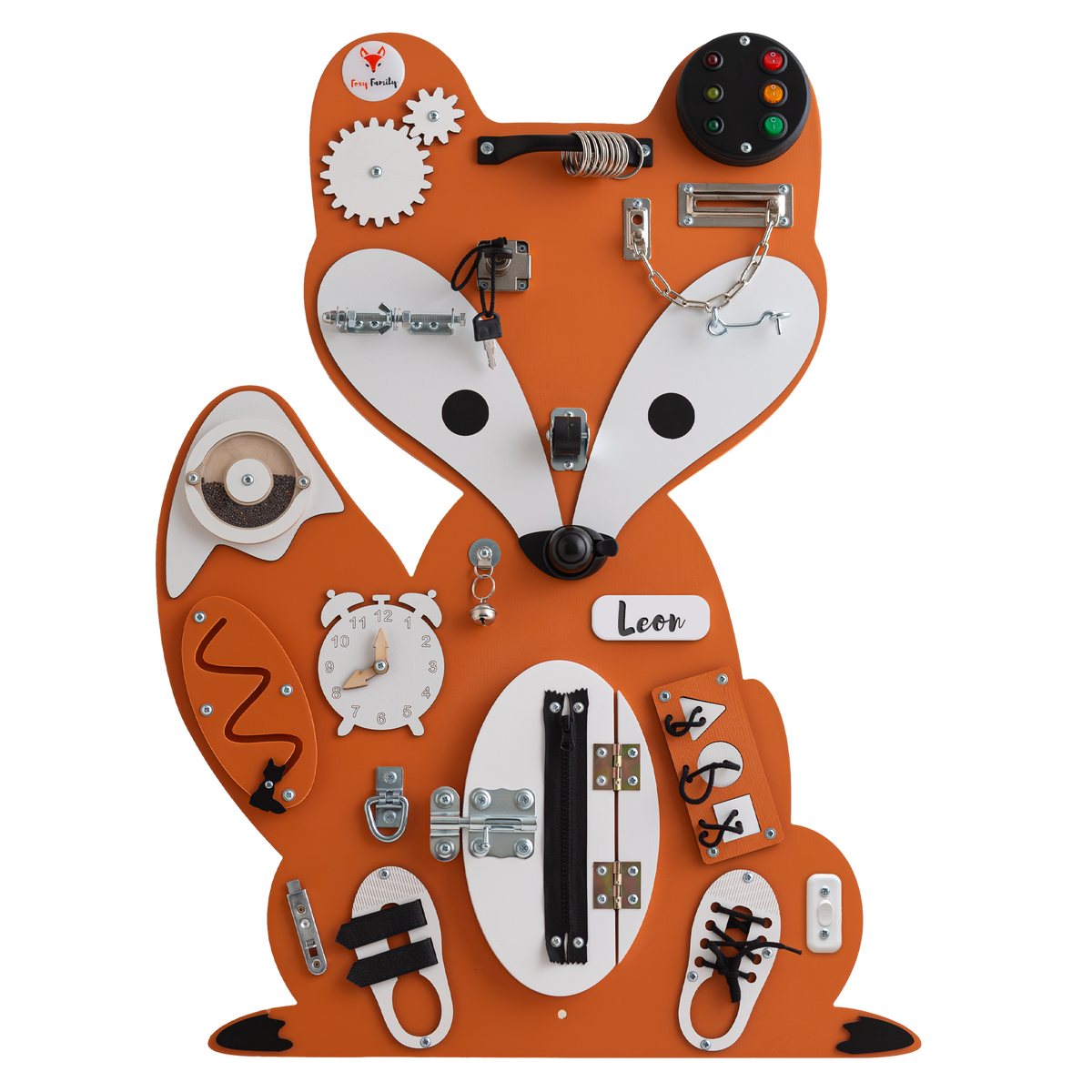 Foxy Family BusyBoard - Montessori BusyBoard