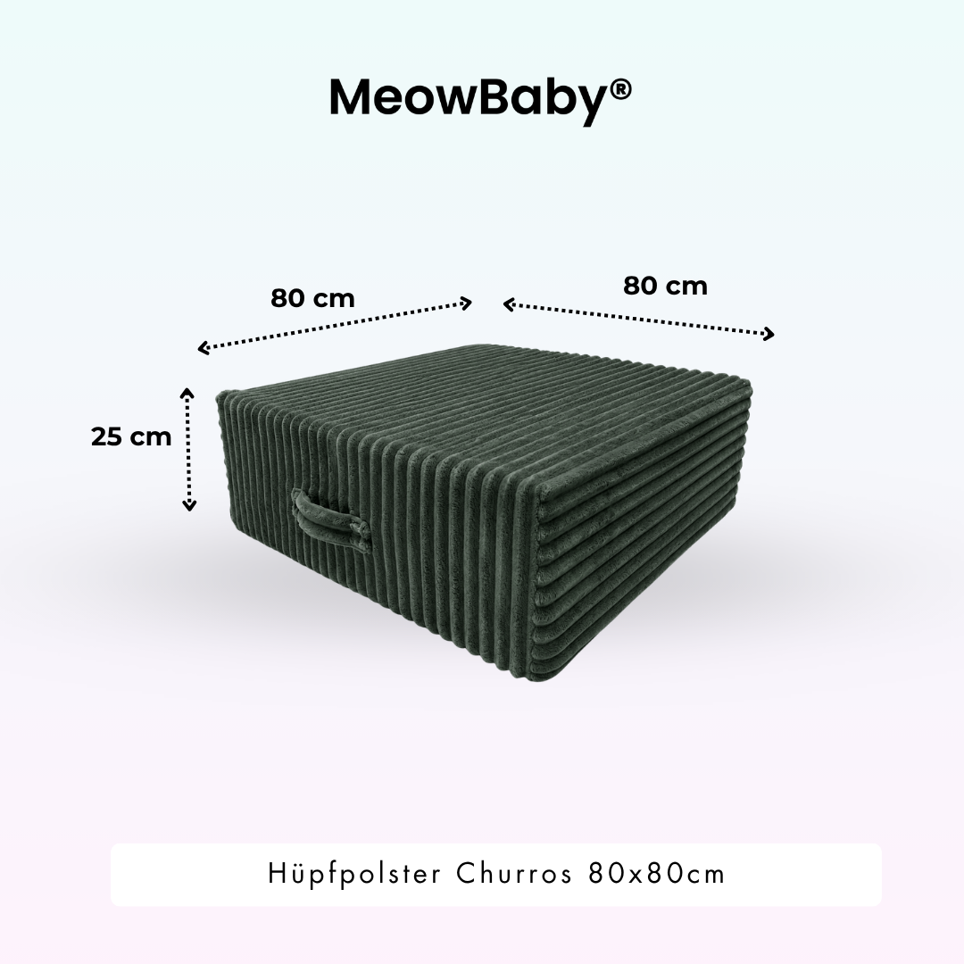 MeowBaby Hüpfpolster Churros - 60x60cm