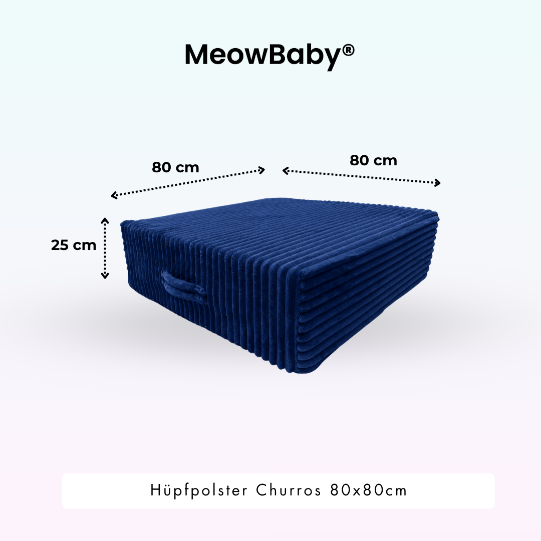 MeowBaby Hüpfpolster Churros - 60x60cm