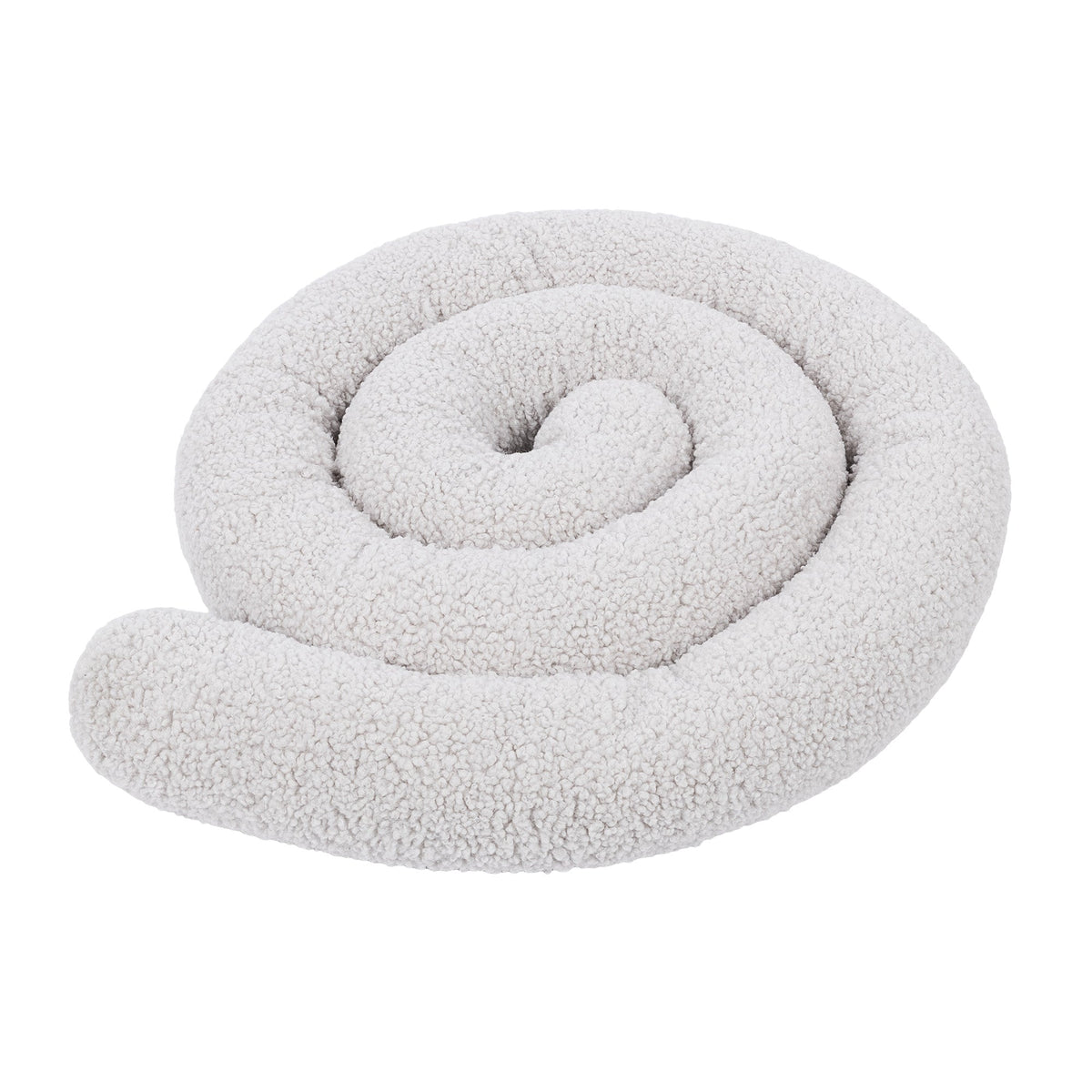 MeowBaby Bed Bumper Bearly, 1.5 m - beige/cream