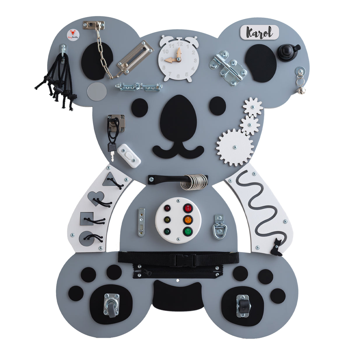 Foxy Family BusyBoard - Montessori BusyBoard
