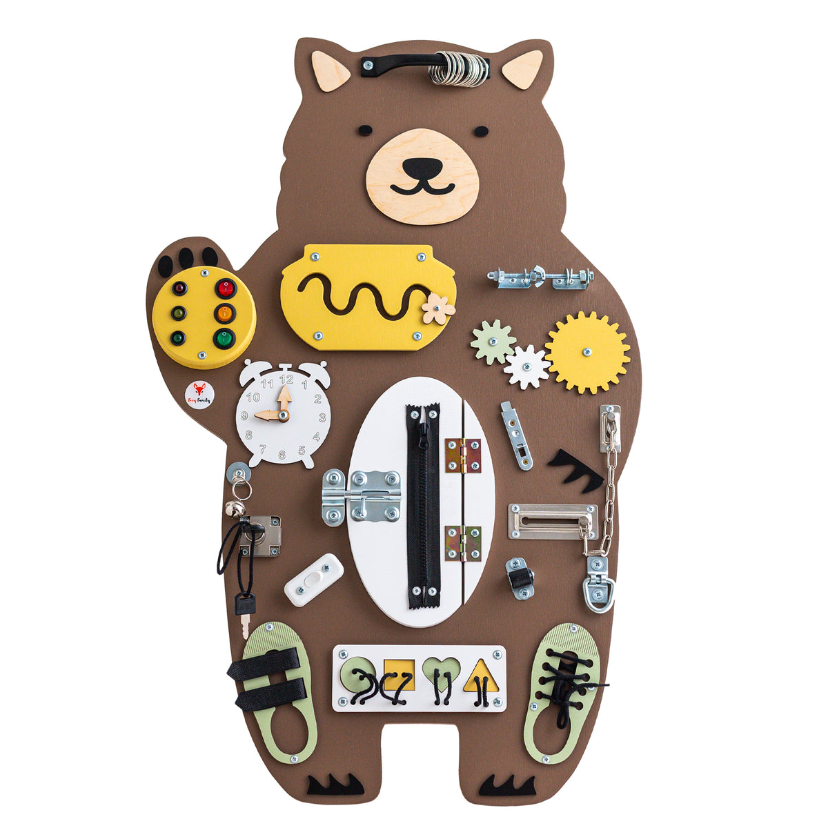 Foxy Family BusyBoard - Montessori BusyBoard