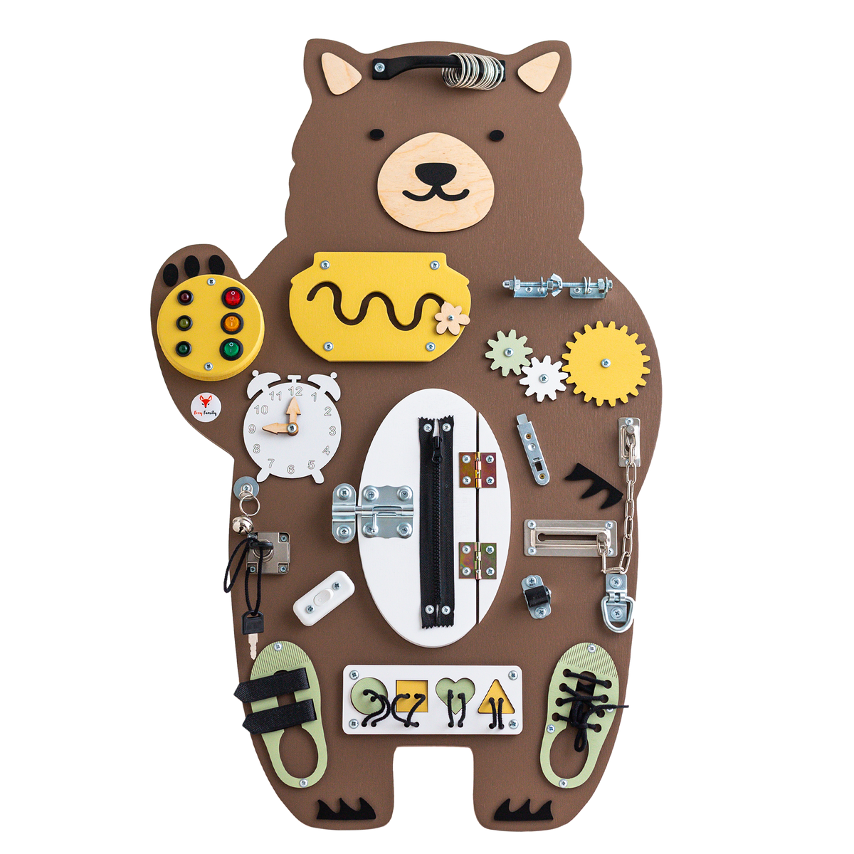 Foxy Family BusyBoard - Montessori BusyBoard