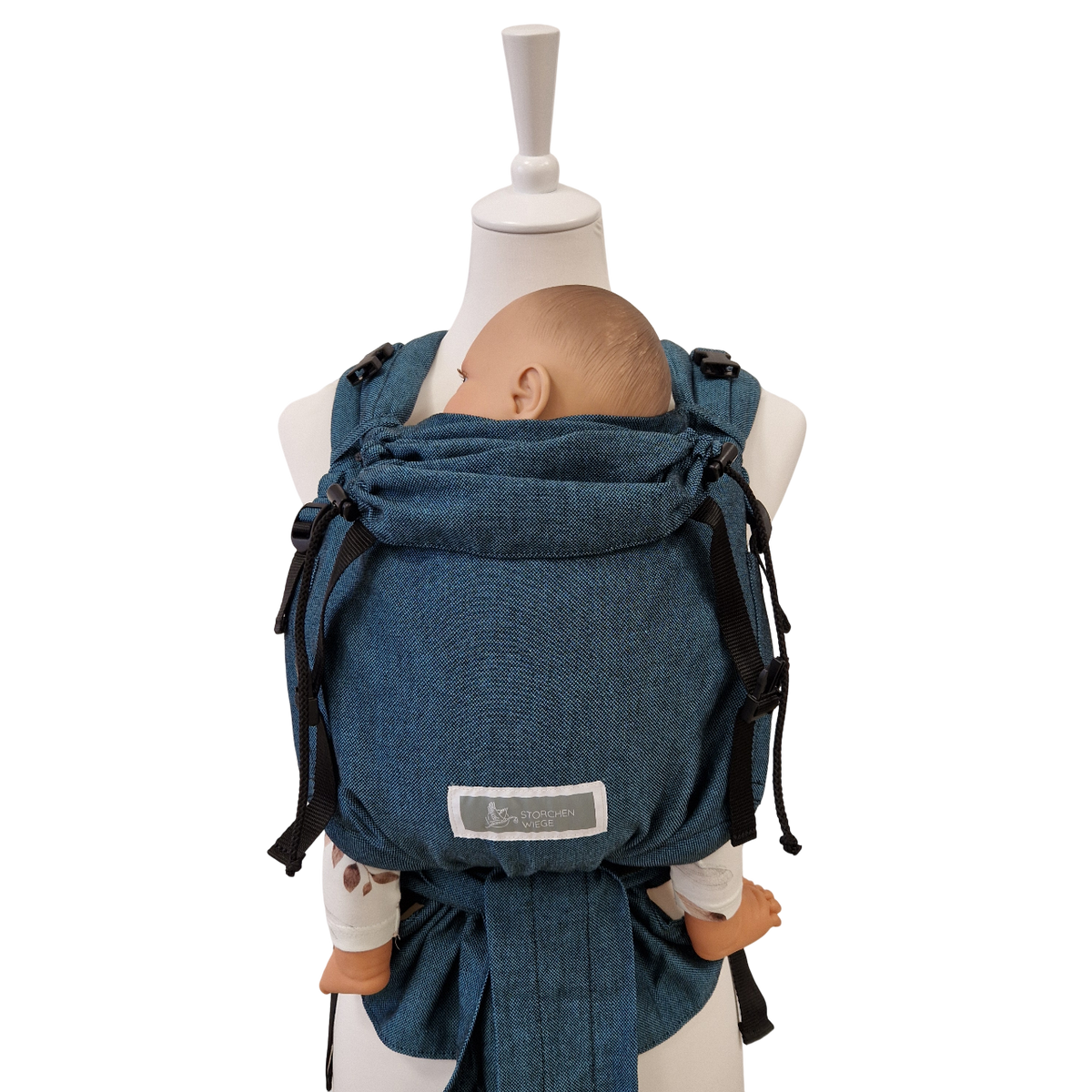 Storchenwiege Talemo Half-Buckle Babytrage – Türkis