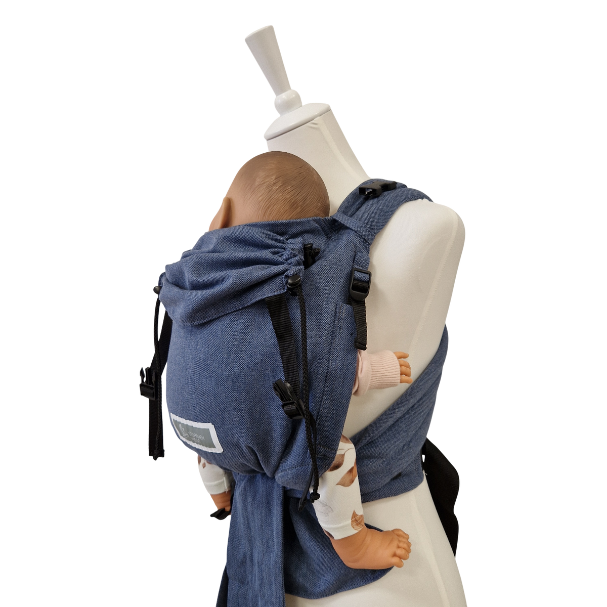 Storchenwiege Talemo Half-Buckle Babytrage – Jeans