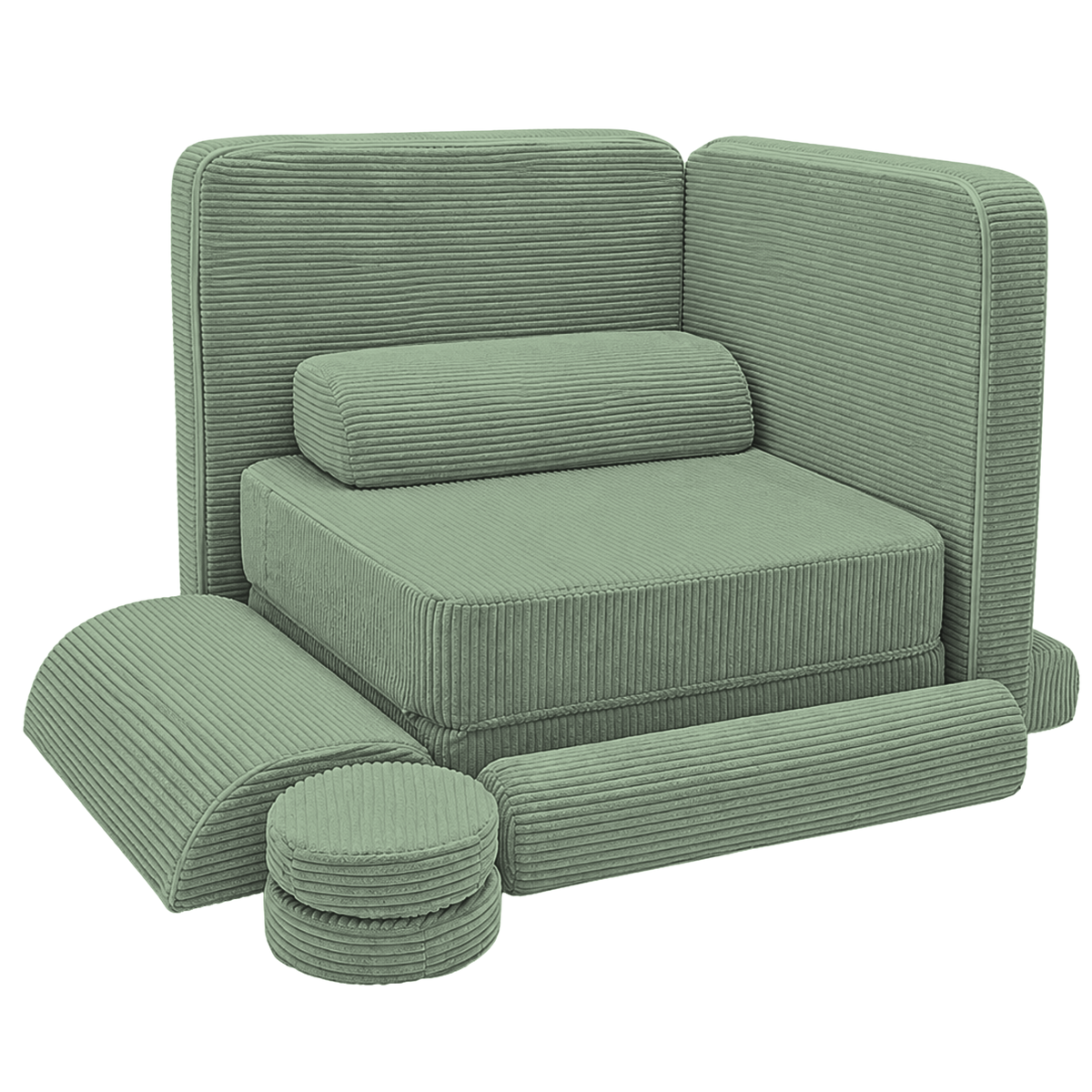 Design4Kids Spielsofa Jewel Cord Puero Smart