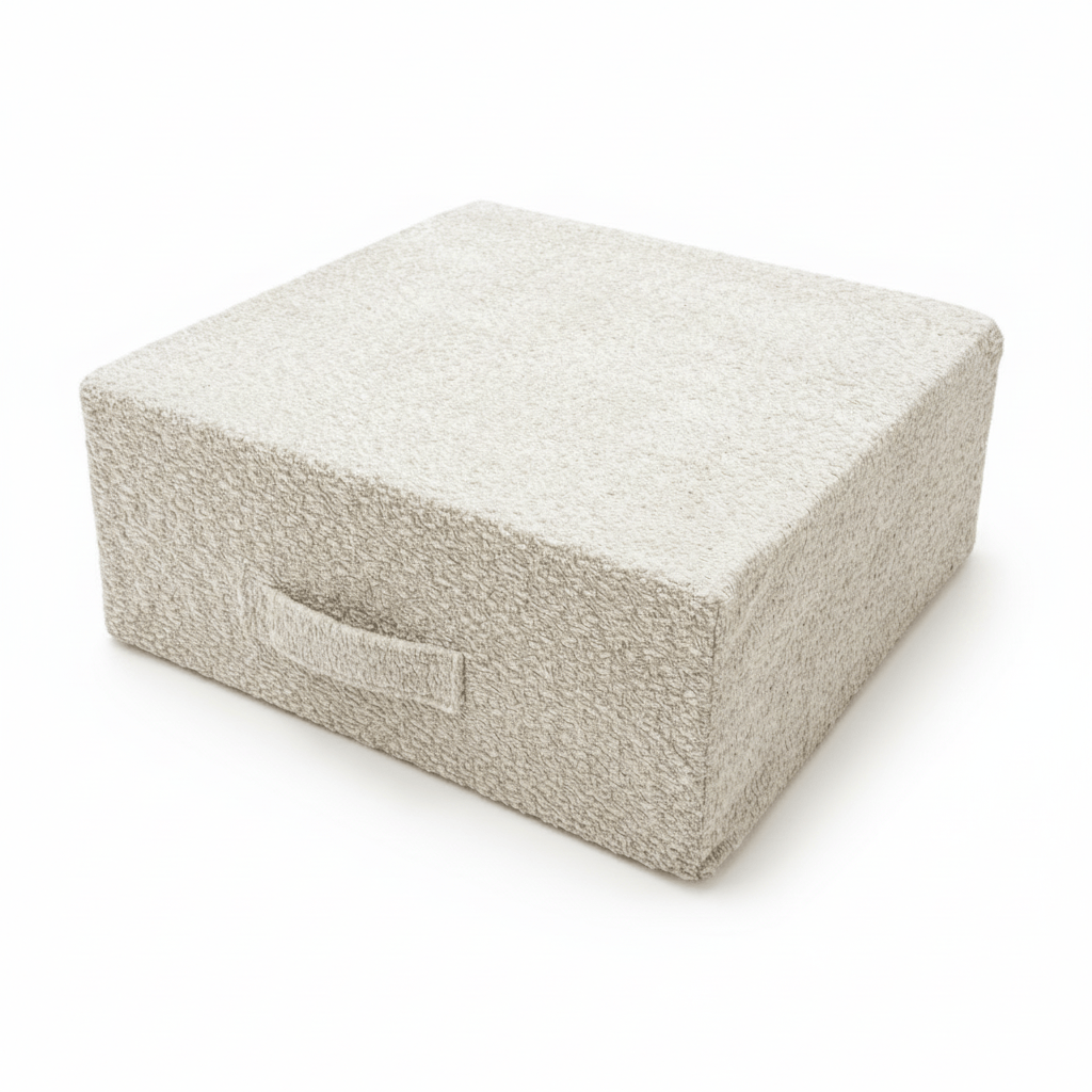 MeowBaby Hüpfpolster Bouclé - 60x60cm