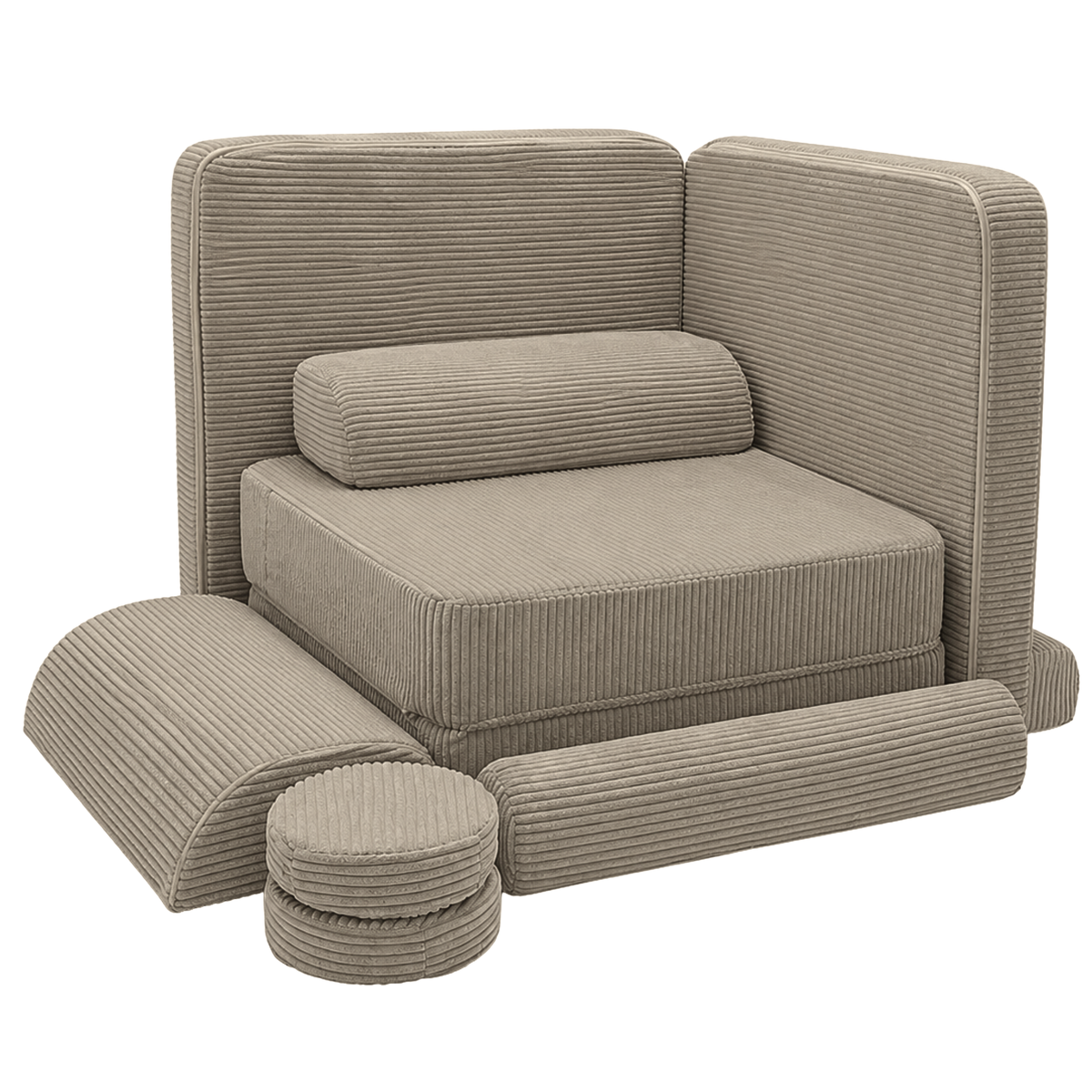 Design4Kids Spielsofa Jewel Cord Puero Smart