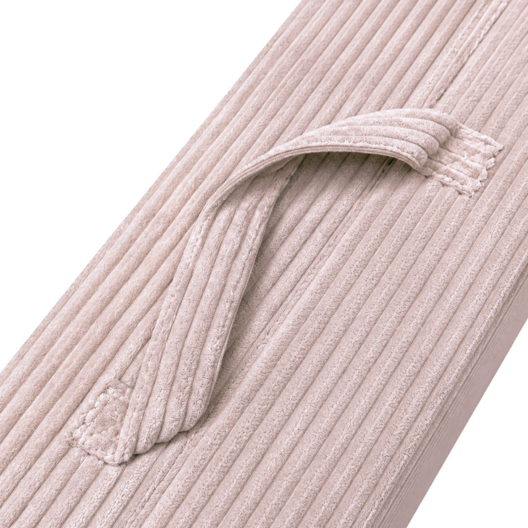 Design4Kids 3-in-1 Kindersessel Cord Grande 80x80 cm - Faltbare Kindercouch & Spielmatratze