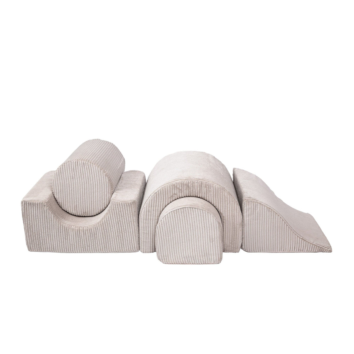 MeowBaby Schaumspielset Ästhetik Cord 5 Elemente - Classic Cord Edition