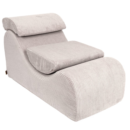 MeowBaby Sitzsack Ästhetik Cord Wave Lounger - Classic Cord Edition