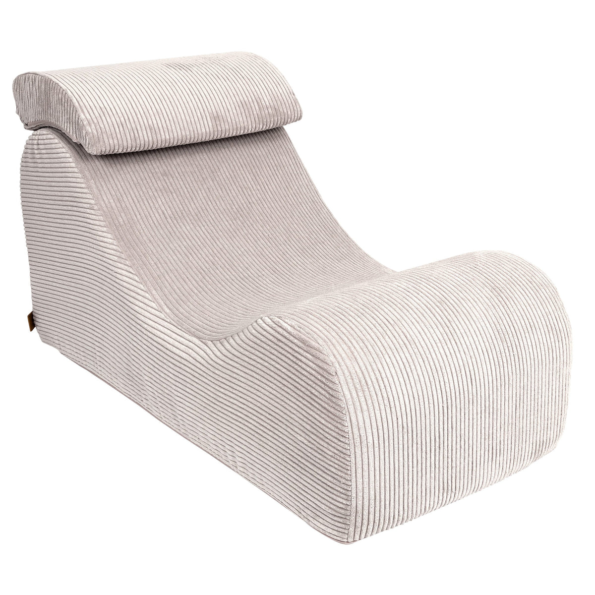 MeowBaby Sitzsack Ästhetik Cord Wave Lounger - Classic Cord Edition