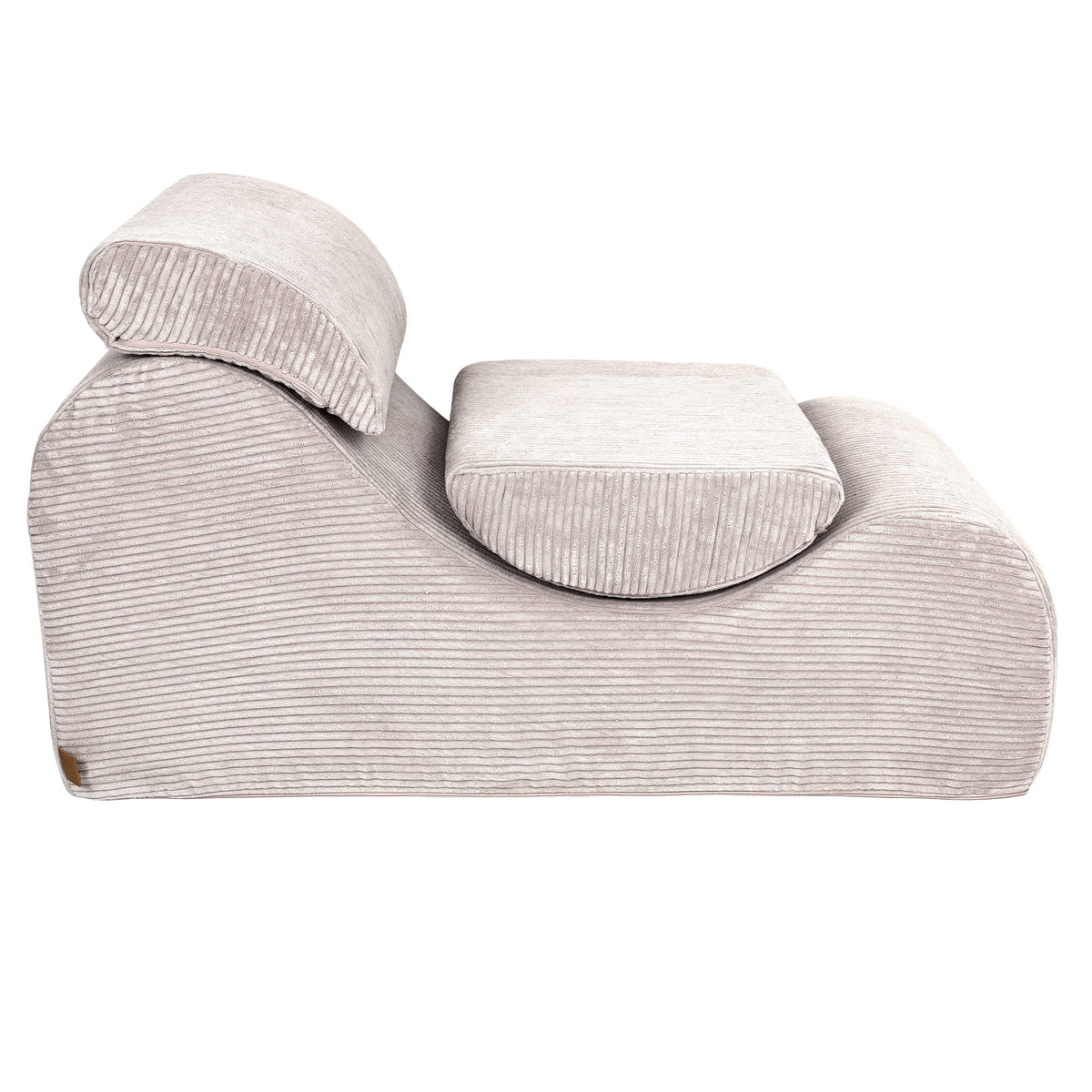 MeowBaby Sitzsack Ästhetik Cord Wave Lounger - Classic Cord Edition