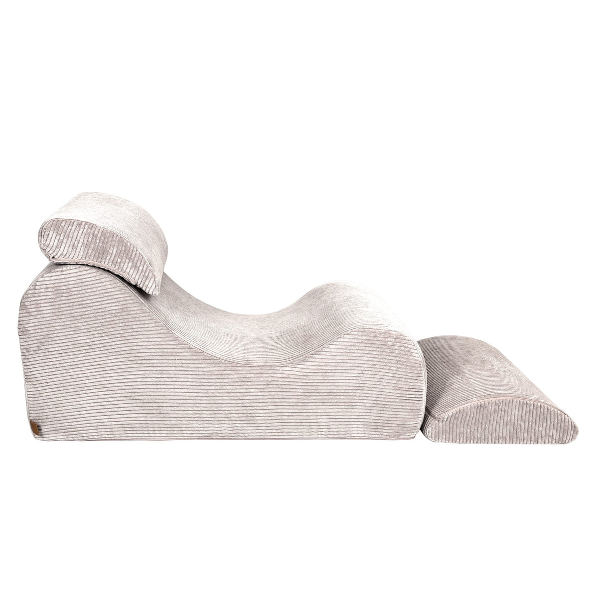 MeowBaby Sitzsack Ästhetik Cord Wave Lounger - Classic Cord Edition