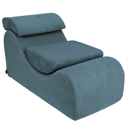 MeowBaby Sitzsack Ästhetik Cord Wave Lounger - Classic Cord Edition