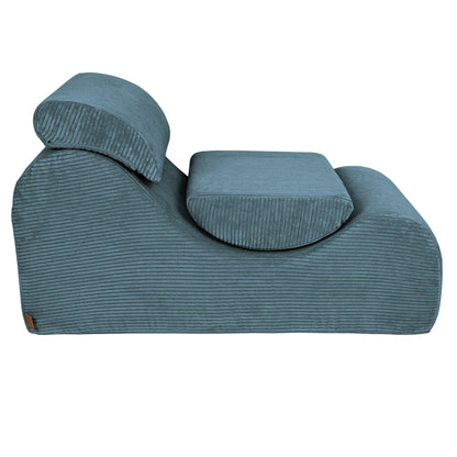 MeowBaby Sitzsack Ästhetik Cord Wave Lounger - Classic Cord Edition