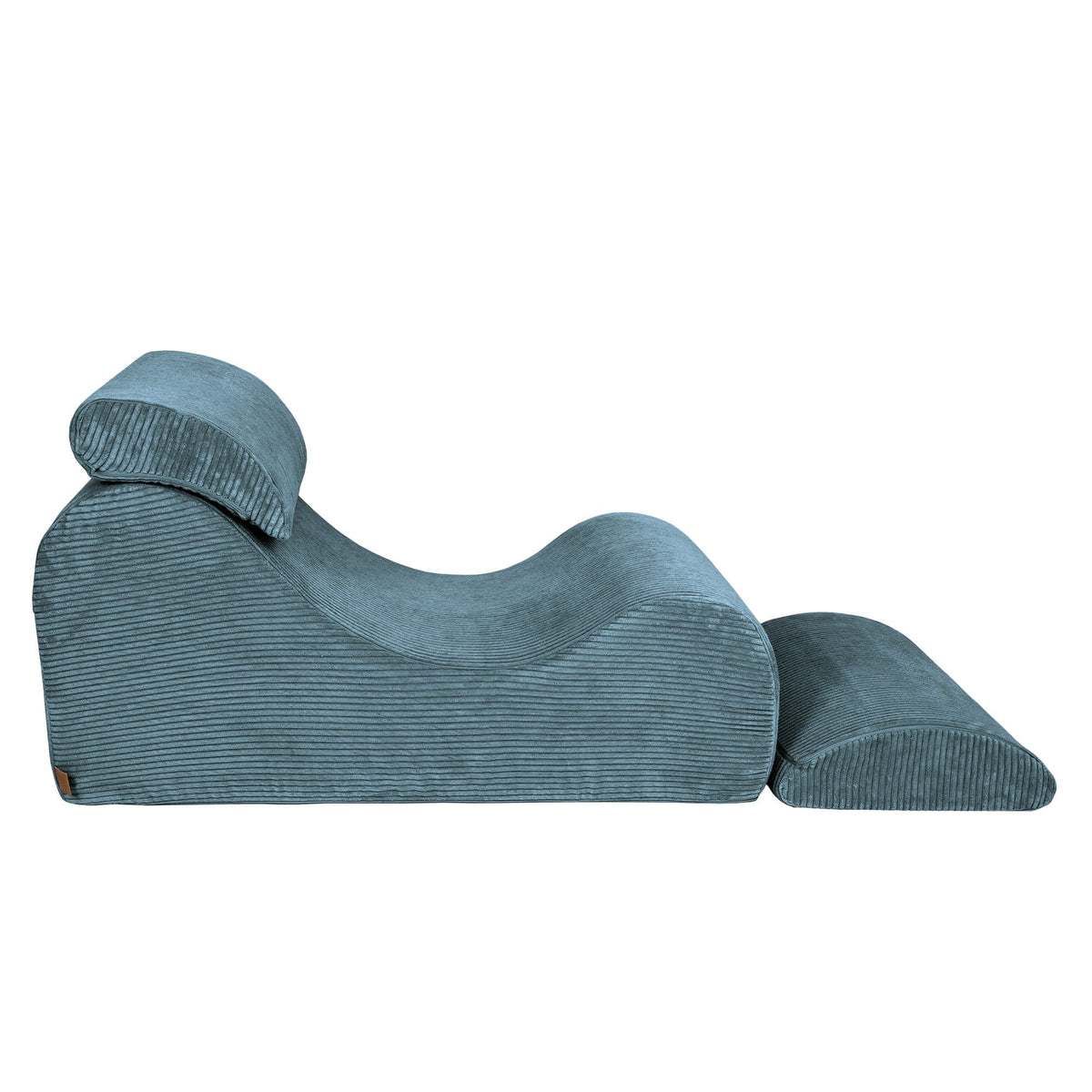 MeowBaby Sitzsack Ästhetik Cord Wave Lounger - Classic Cord Edition