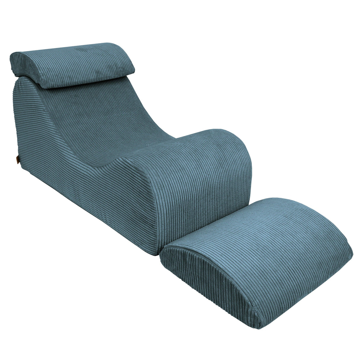 MeowBaby Sitzsack Ästhetik Cord Wave Lounger - Classic Cord Edition