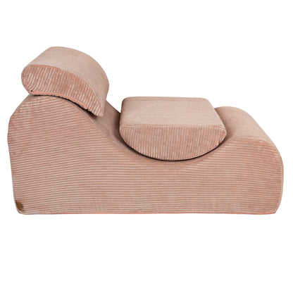 MeowBaby Sitzsack Ästhetik Cord Wave Lounger - Classic Cord Edition