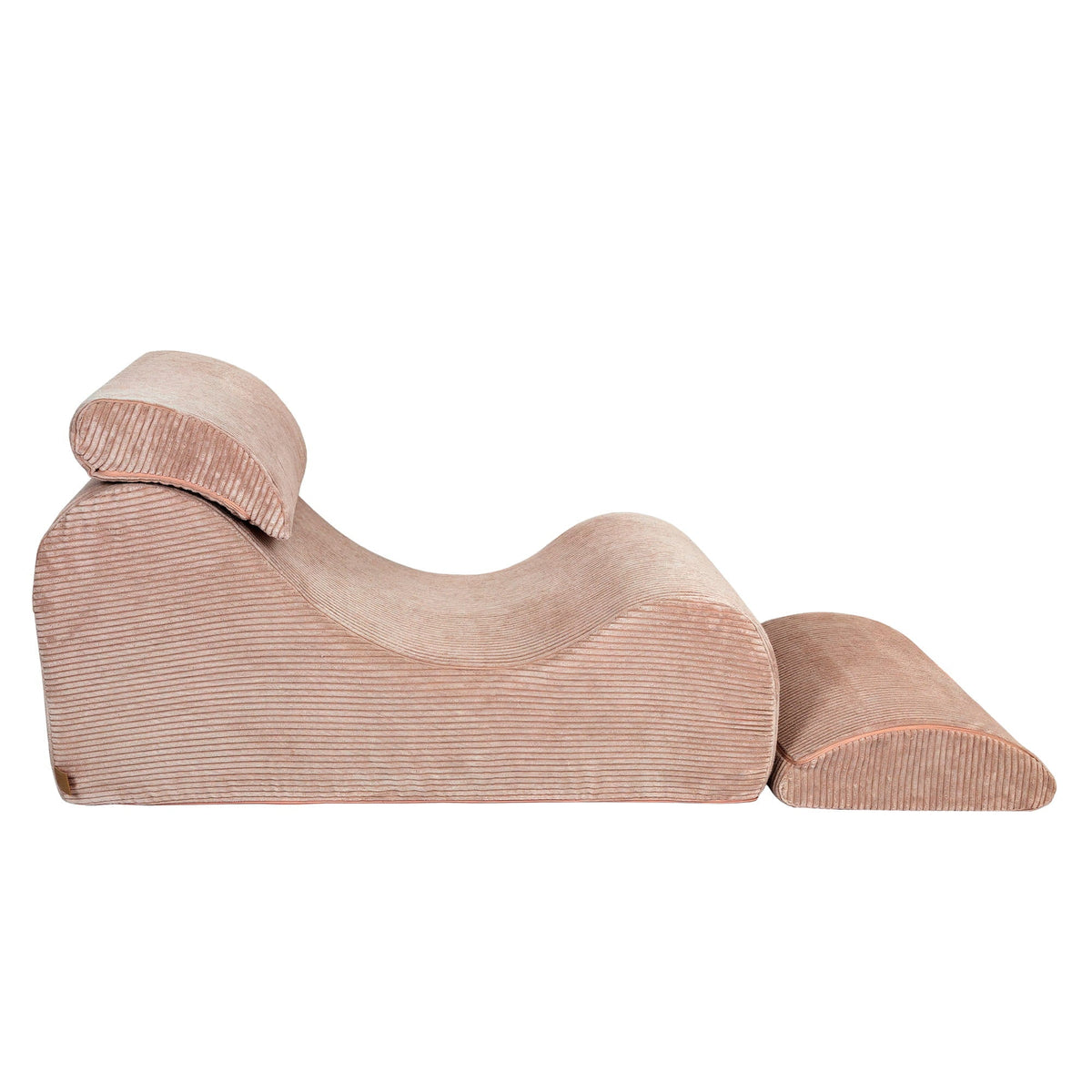 MeowBaby Sitzsack Ästhetik Cord Wave Lounger - Classic Cord Edition
