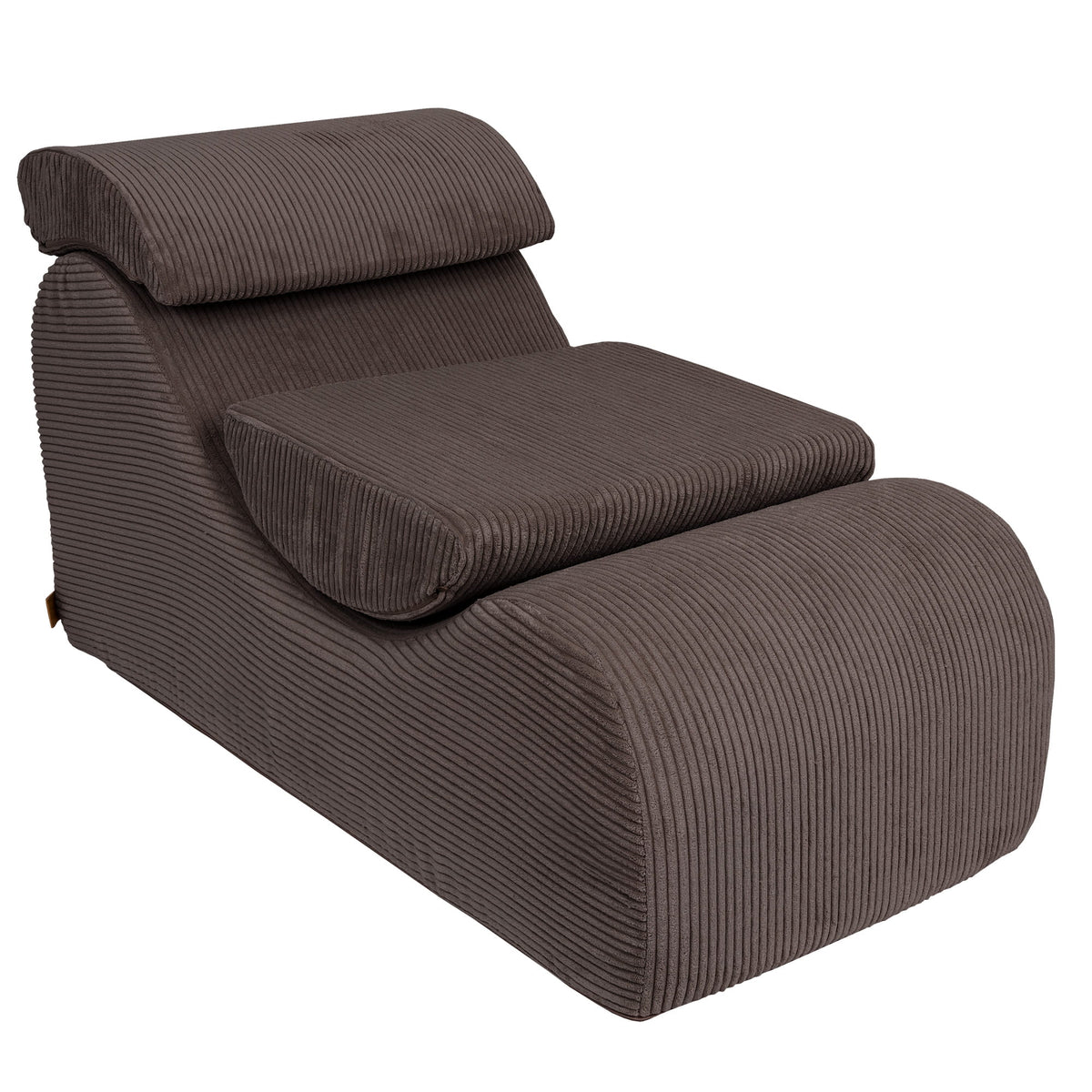 MeowBaby Sitzsack Ästhetik Cord Wave Lounger - Classic Cord Edition