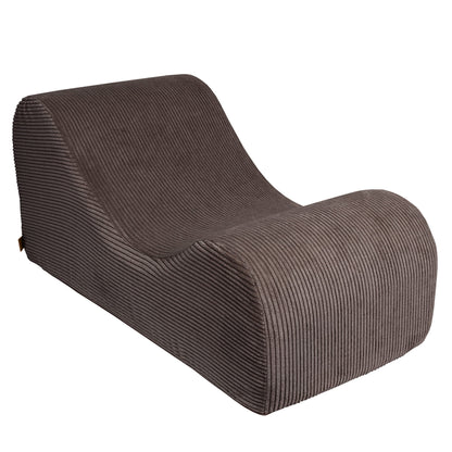 MeowBaby Sitzsack Ästhetik Cord Wave Lounger - Classic Cord Edition