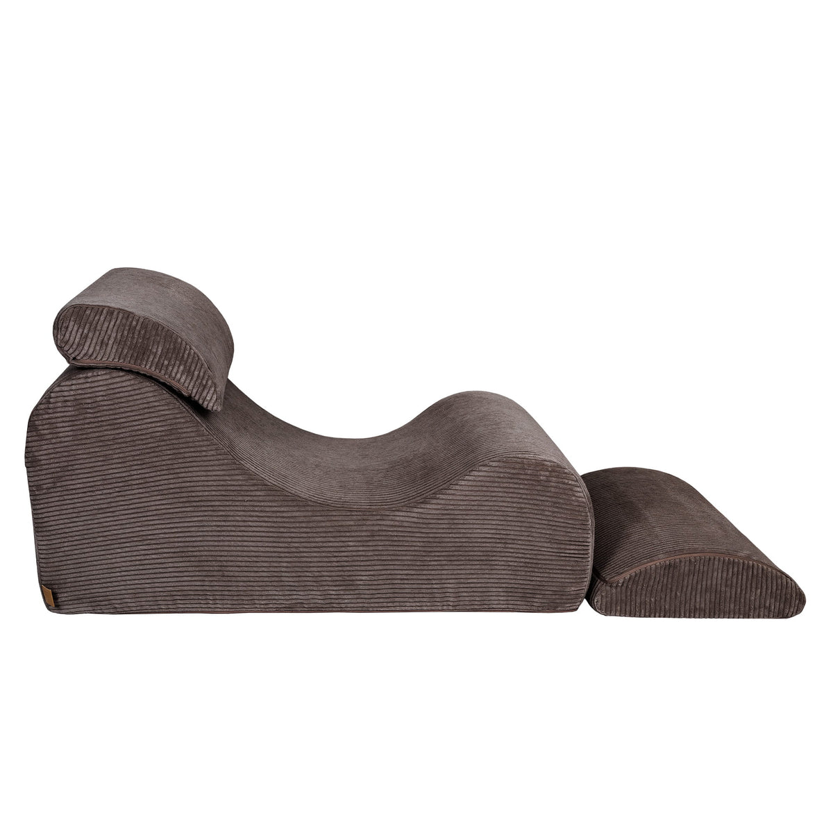 MeowBaby Sitzsack Ästhetik Cord Wave Lounger - Classic Cord Edition
