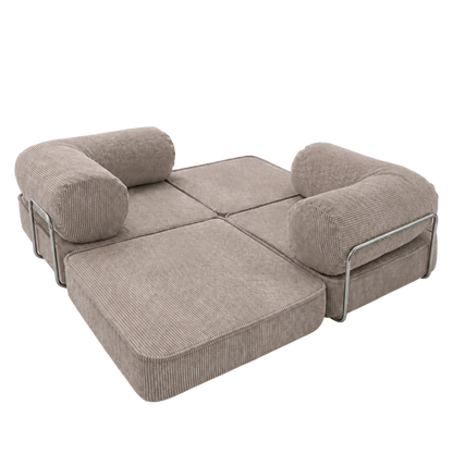 Design4Kids Family Sofa Duo 2-Sitzer Jewel Cord 200