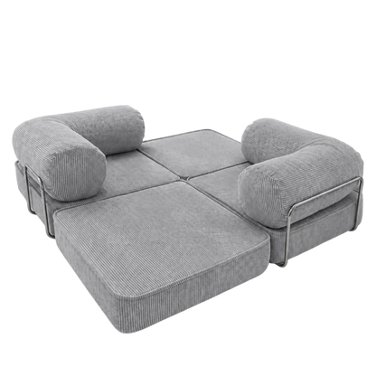 Design4Kids Family Sofa Duo 2-Sitzer Jewel Cord 200