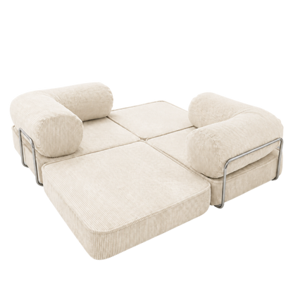 Design4Kids Family Sofa Duo 2-Sitzer Jewel Cord 200
