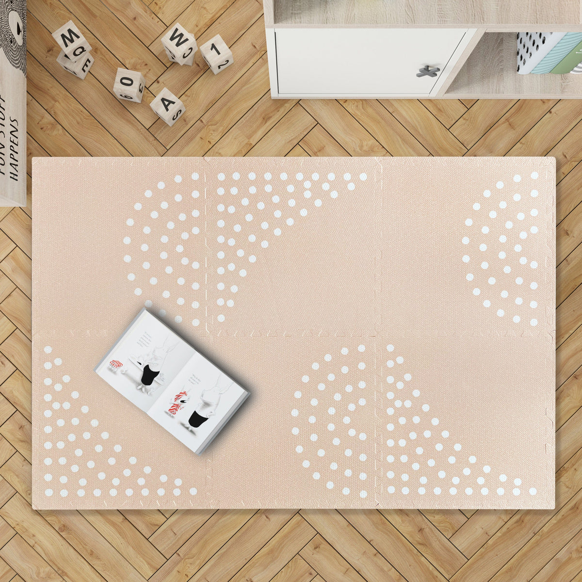MeowBaby Puzzlematte 120x180 cm, 6 Elemente
