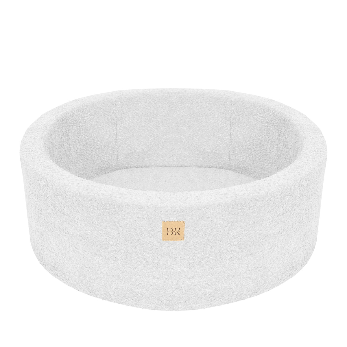 Design4Kids Bällebad Lumi 90x30cm Bouclé, 200 Bälle - eigene Farbauswahl