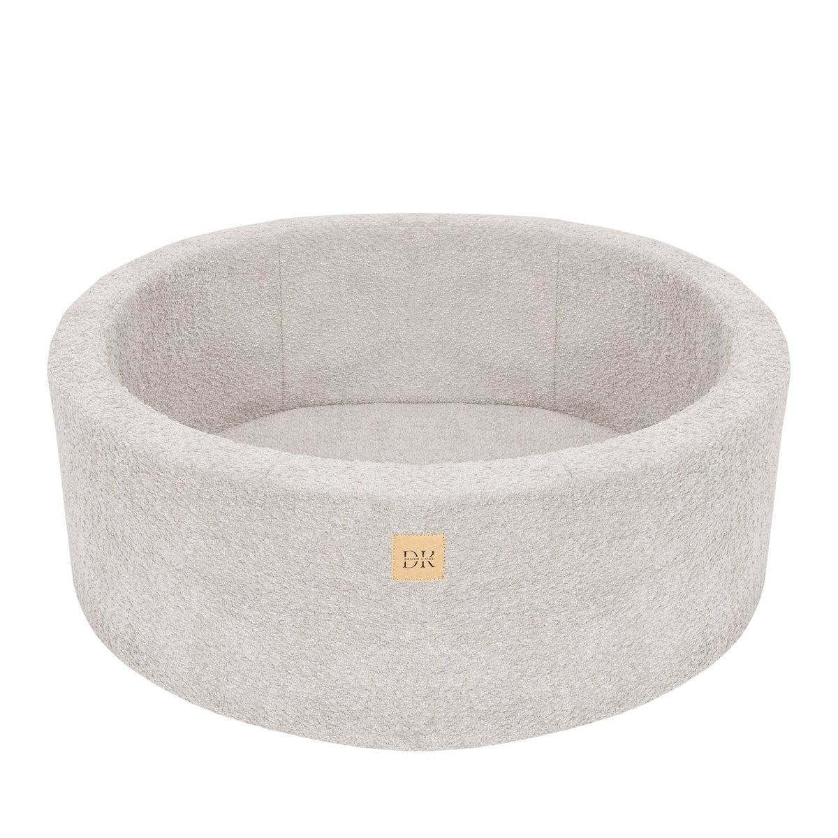 Design4Kids Bällebad Lumi 90x30cm Bouclé, 200 Bälle - eigene Farbauswahl