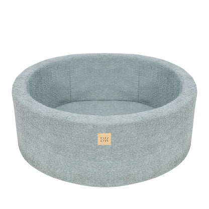 Design4Kids Bällebad Lumi 90x30cm Bouclé, 200 Bälle - eigene Farbauswahl
