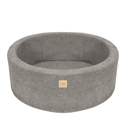 Design4Kids Bällebad Lumi 90x30cm Bouclé, 200 Bälle - eigene Farbauswahl