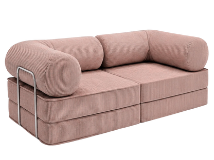 Design4Kids Family Sofa Duo 2-Sitzer Jewel Cord 200