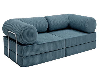 Design4Kids Family Sofa Duo 2-Sitzer Jewel Cord 200